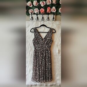 Selects Sexy Leopard Print Sleeveless Dress